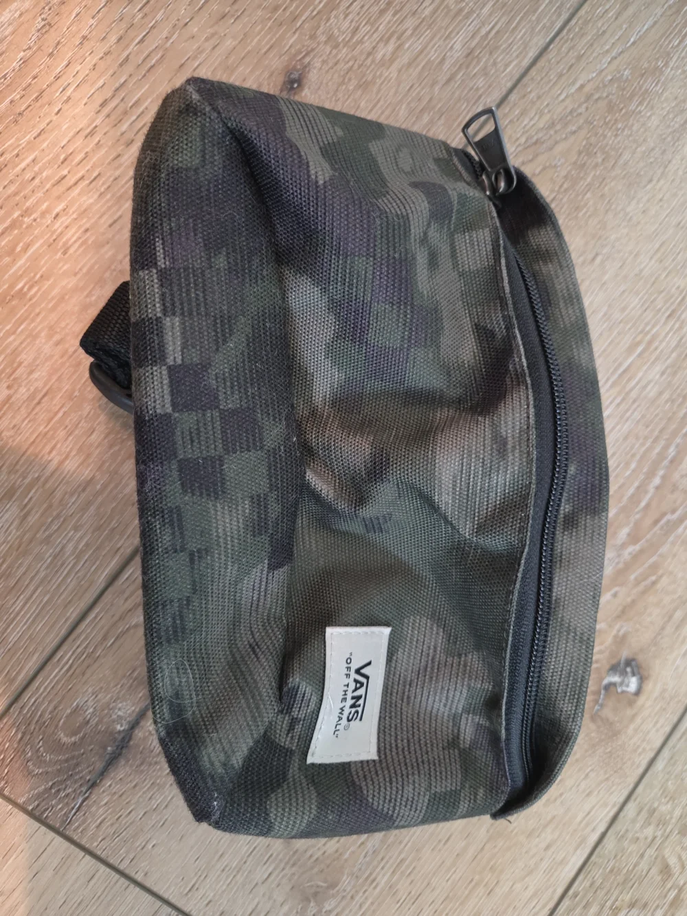 Vans Men's Camo Checker Waist Bag - Green & Black